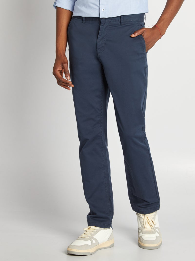 Broek met veel zakken BLAUW - Kiabi