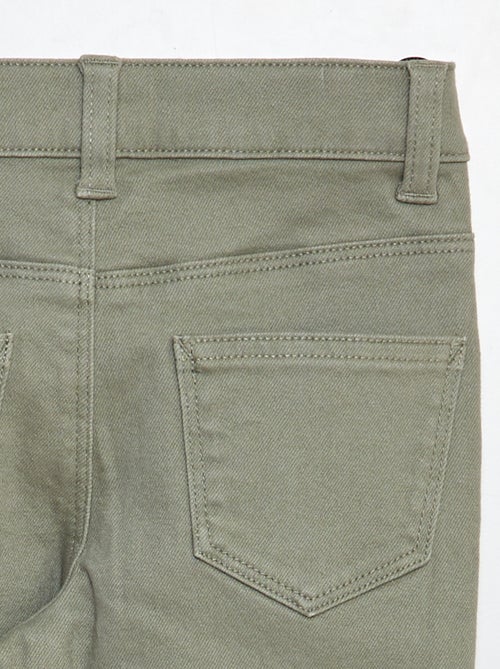 Broek met wijde pijpen - Nauwsluitend model - Kiabi