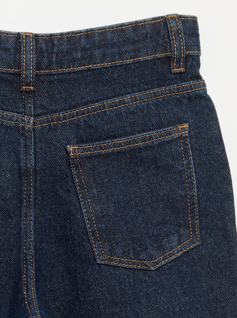 Broek met wijde pijpen Blauw - Kiabi