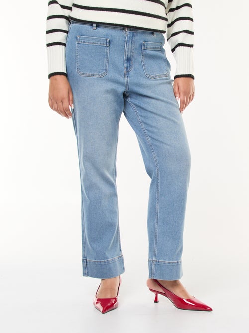 Broek met wijde pijpen - Kiabi