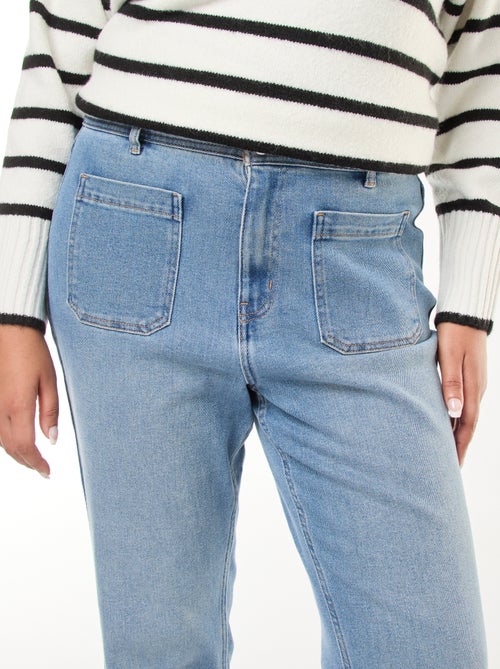 Broek met wijde pijpen - Kiabi