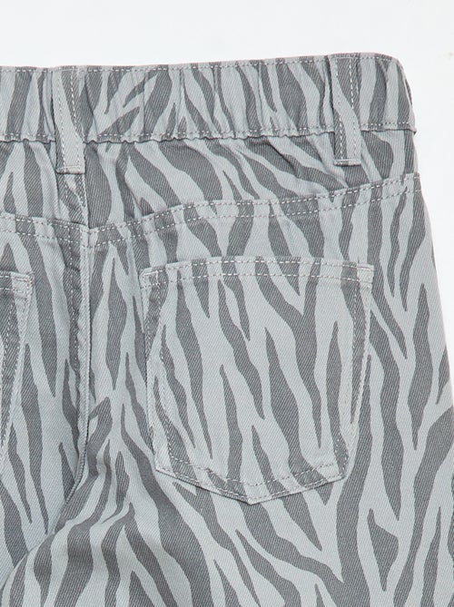 Broek met wijde pijpen - Kiabi