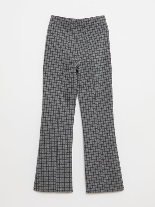 Broek met wijde pijpen - Kiabi