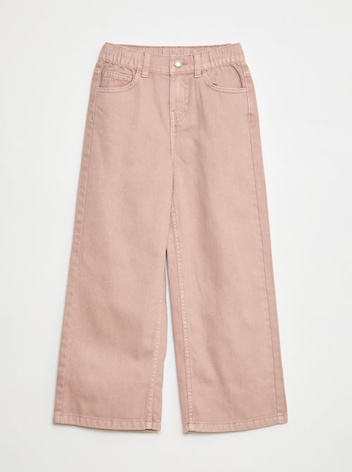 Broek met wijde pijpen - Kiabi