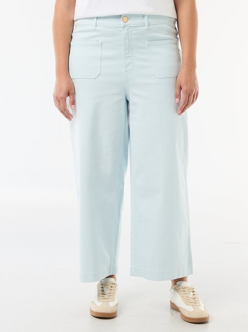 Broek met wijde pijpen / wide leg met standaard taille - Kiabi