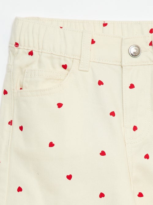 Broek met wijde pijpen - Kiabi