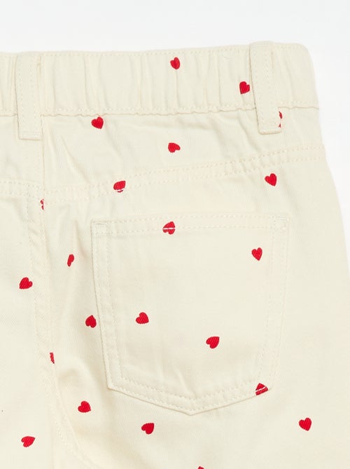 Broek met wijde pijpen - Kiabi