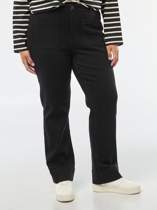 Broek met wijde pijpen - Kiabi