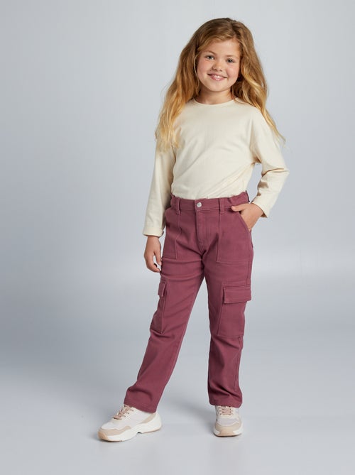 Broek met zak met klepje, een bijzonder comfortabel model - Kiabi