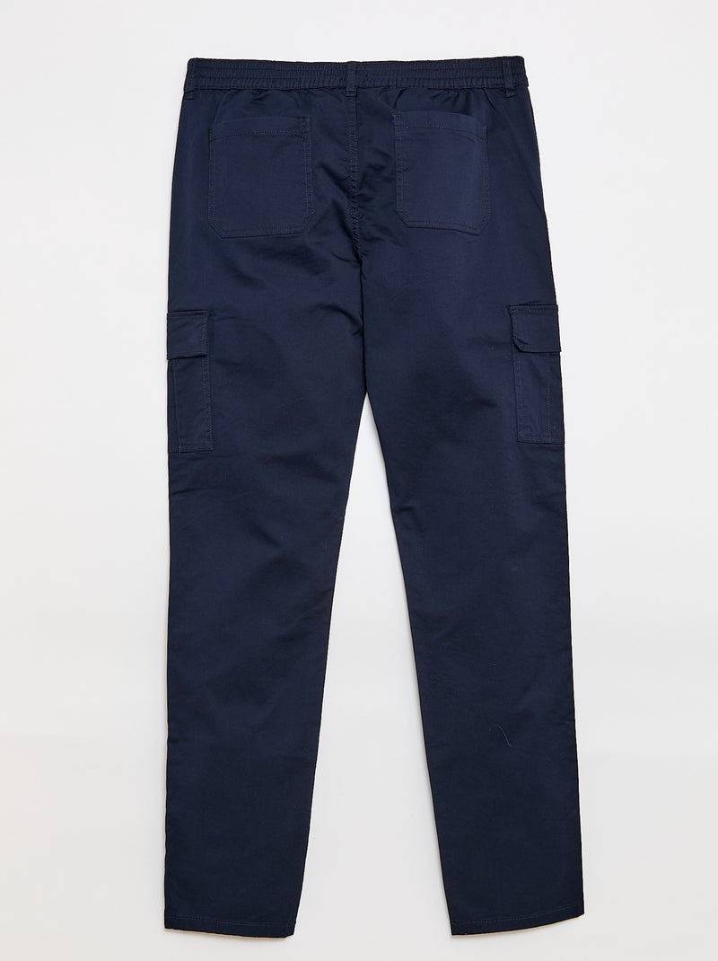 Broek met zakken - L36 Blauw - Kiabi