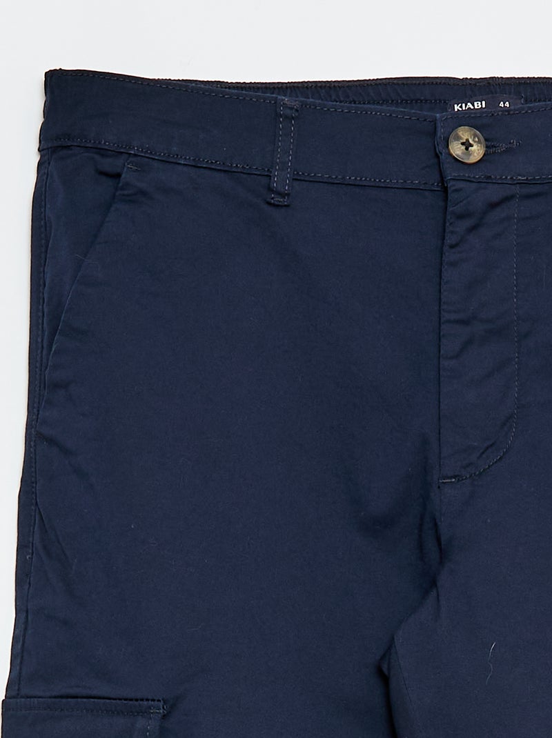 Broek met zakken - L36 Blauw - Kiabi