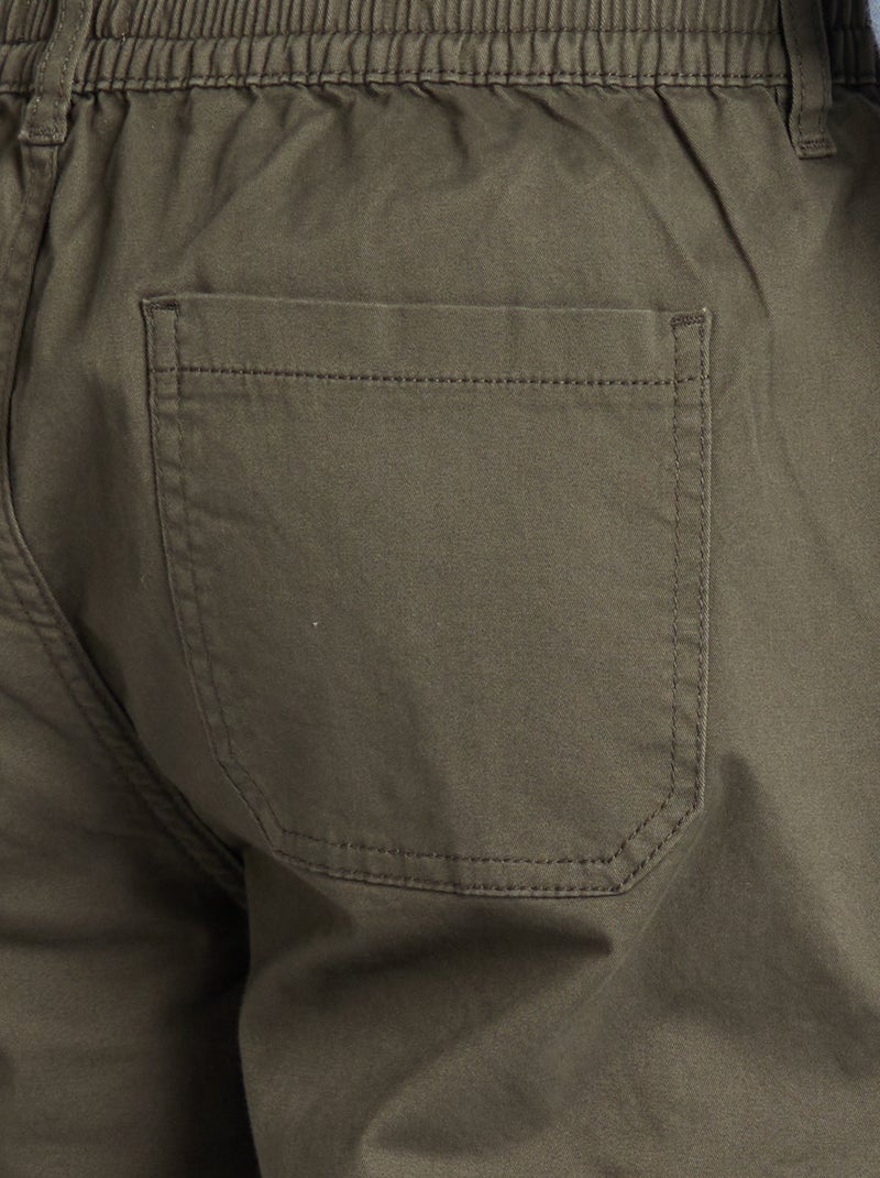 Broek met zakken - L36 KAKI - Kiabi