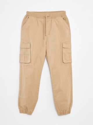 Broek met zakken en verstelbare taille