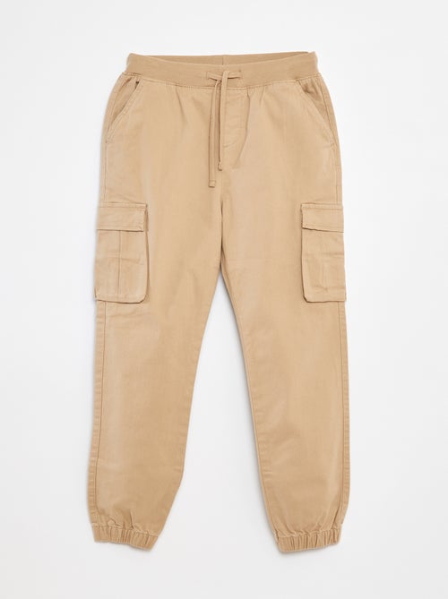Broek met zakken en verstelbare taille - Kiabi