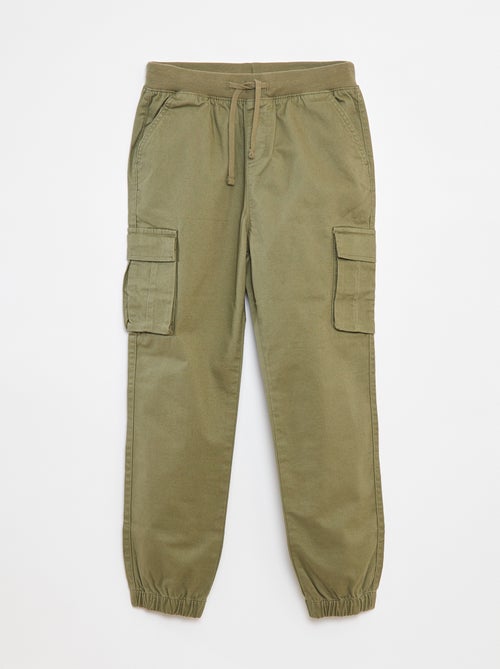 Broek met zakken en verstelbare taille - Kiabi