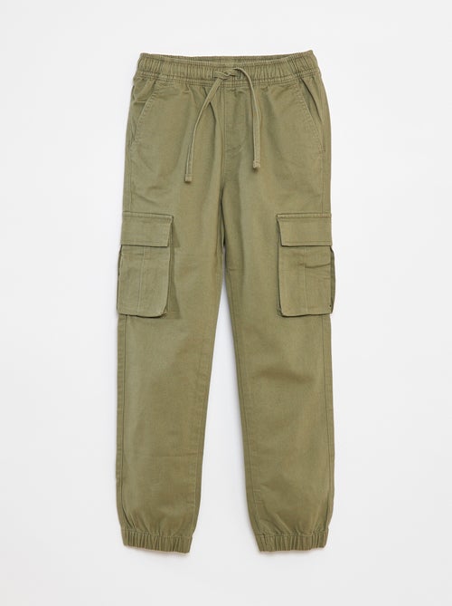 Broek met zakken en verstelbare taille - Kiabi