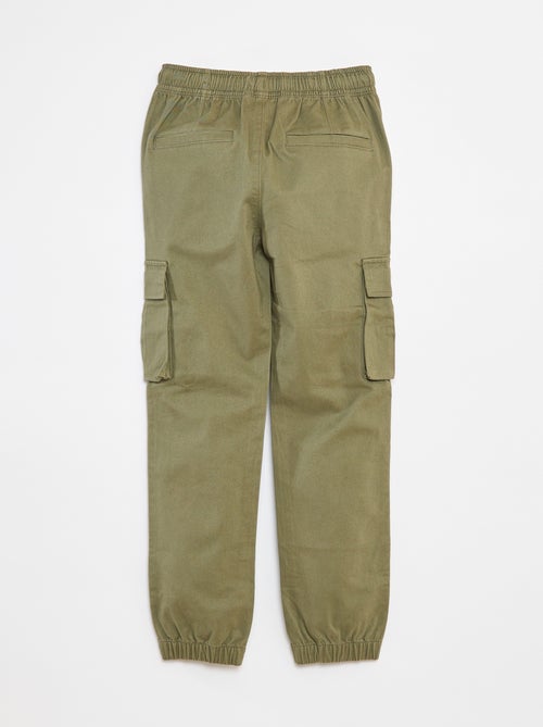 Broek met zakken en verstelbare taille - Kiabi