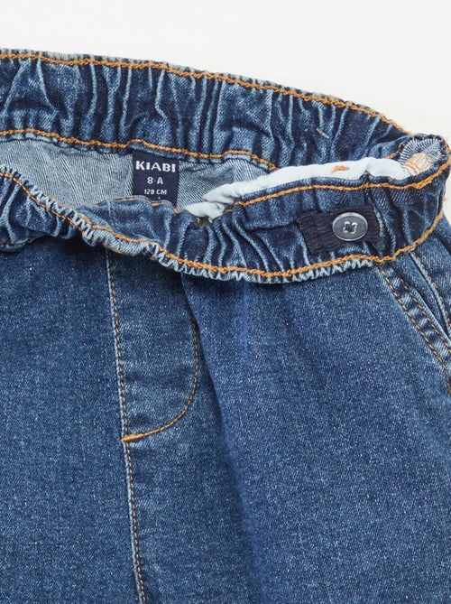 Broek met zakken van stretchdenim - Nauwsluitend model - Kiabi