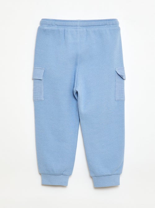 Broek van gewafelde tricot - Kiabi