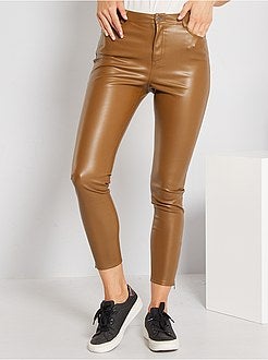 Broek van imitatieleer - Kiabi