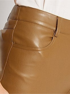 Broek van imitatieleer - Kiabi