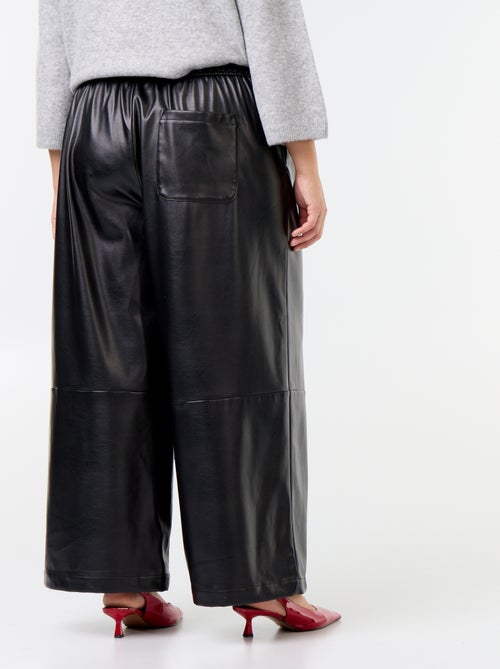 Broek van imitatieleer - Kiabi