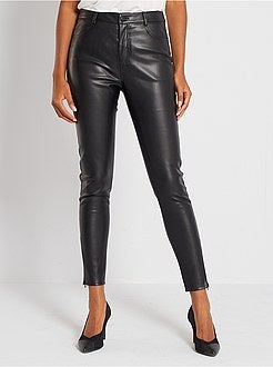 Broek van imitatieleer - Kiabi