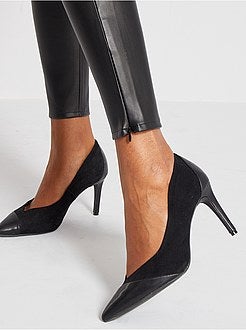 Broek van imitatieleer - Kiabi