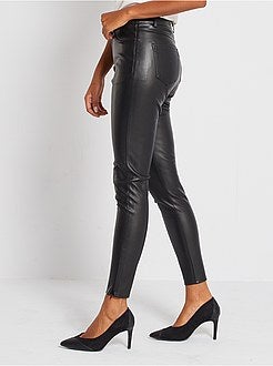 Broek van imitatieleer - Kiabi