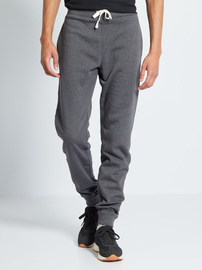Broek van joggingstof L38 +1m95 GRIJS - Kiabi