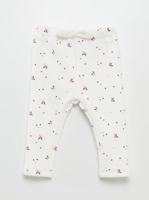 Broek van joggingstof met strik - Kiabi