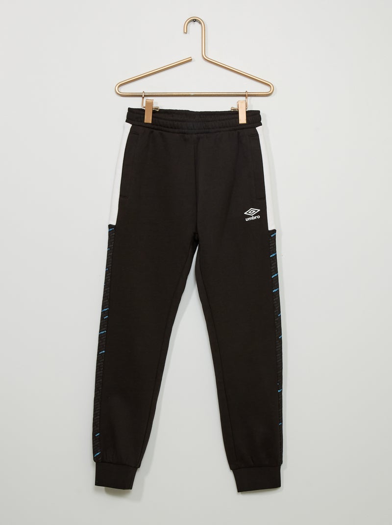 Broek van joggingstof 'Umbro' ZWART - Kiabi