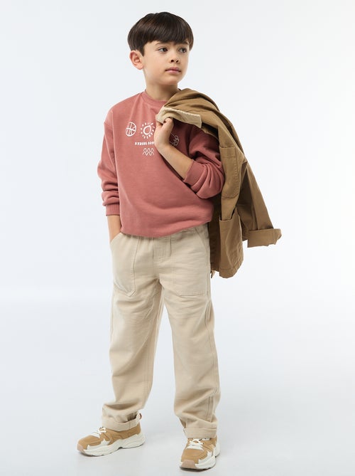 Broek van linnenmix - Kiabi