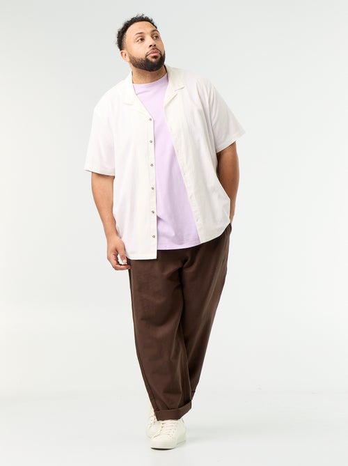 Broek van linnenmix - Kiabi