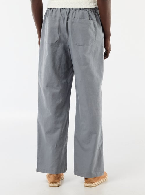 Broek van linnenmix - Kiabi