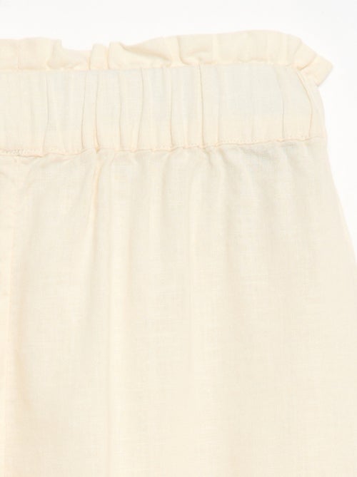 Broek van linnenmix - Kiabi