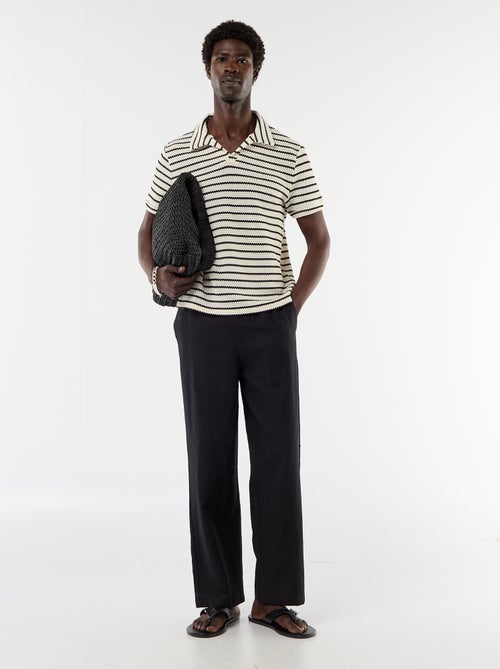 Broek van linnenmix - Kiabi