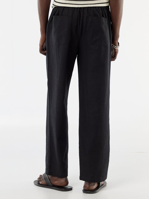 Broek van linnenmix - Kiabi