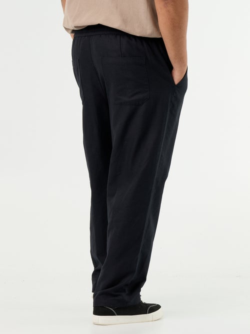 Broek van linnenmix - Kiabi