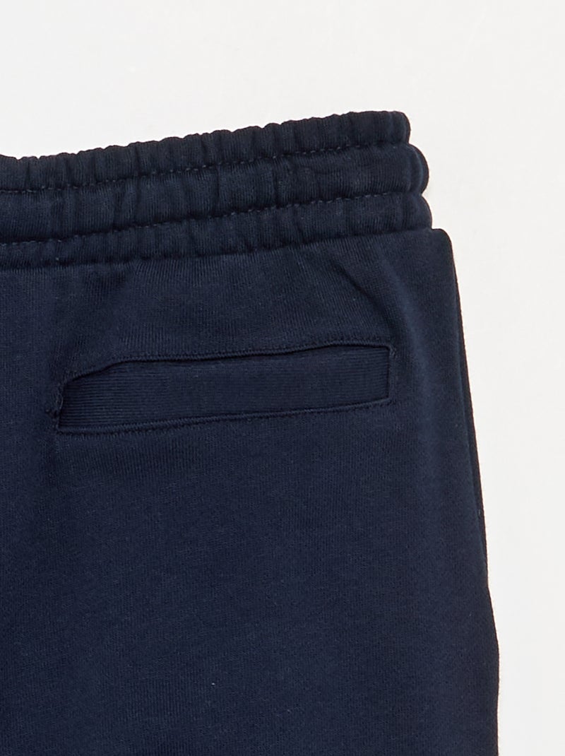 Broek van molleton - aansluitende pasvorm Blauw - Kiabi