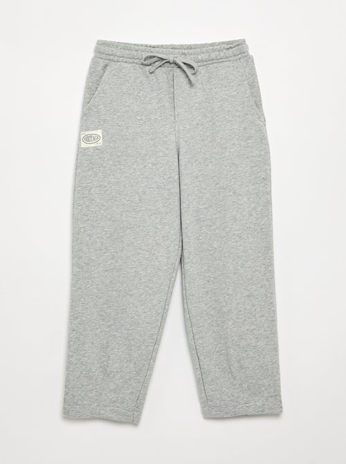 Broek van ongeruwde moltonstof - comfortabele pasvorm - Kiabi