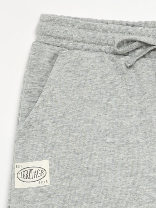 Broek van ongeruwde moltonstof - comfortabele pasvorm - Kiabi