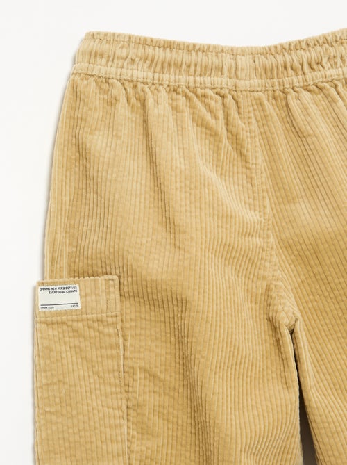 Broek van ribfluweel - Kiabi