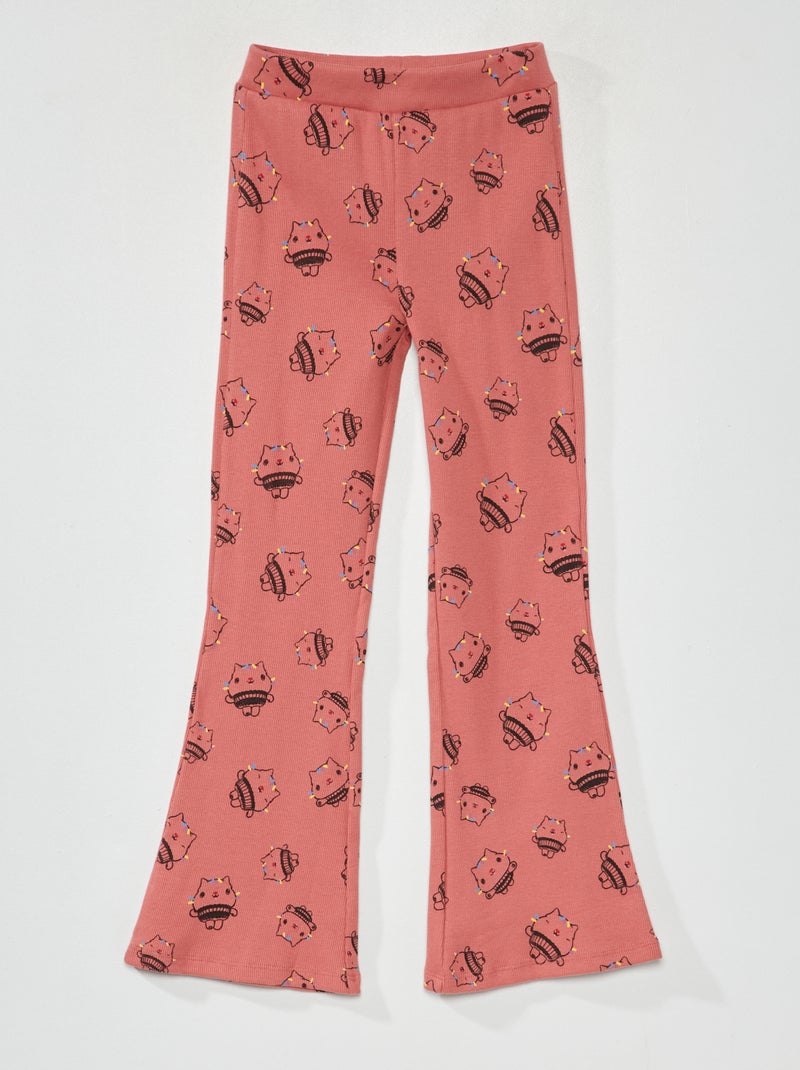 Broek van ribtricot 'Gabby's Poppenhuis' ROSE - Kiabi