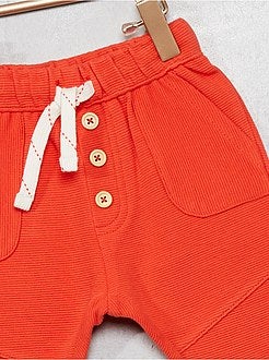 Jongen 0-36 maanden - Broek van ribtricot - Kiabi