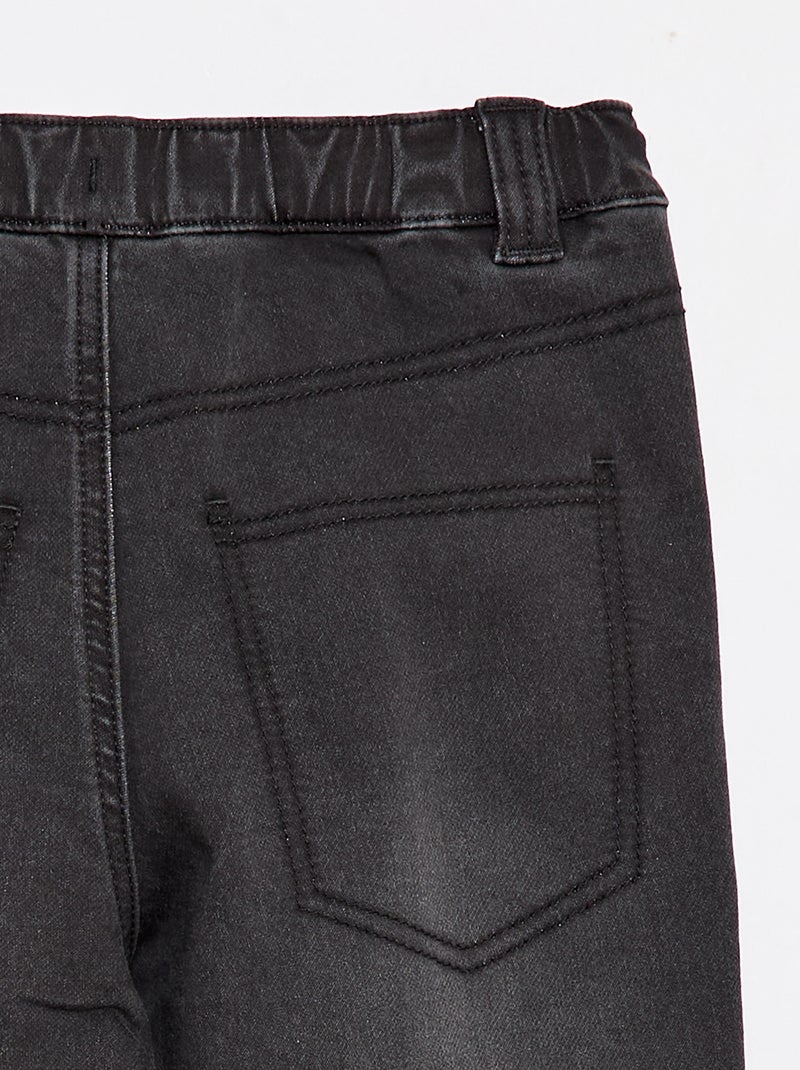 Broek van spijkerstof - So Easy Grijs - Kiabi