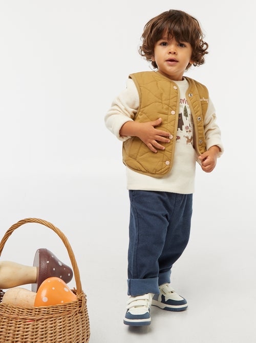 Broek van twill met 2 echte zakken - Kiabi