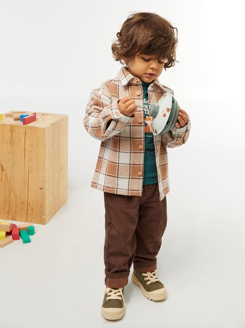 Broek van twill met 2 echte zakken - Kiabi