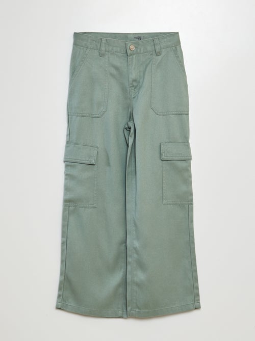 Broek van twill met meerdere zakken - Kiabi