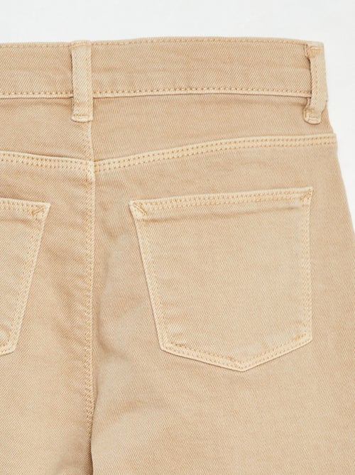Broek van twill met zakken - Comfortabel model - Kiabi